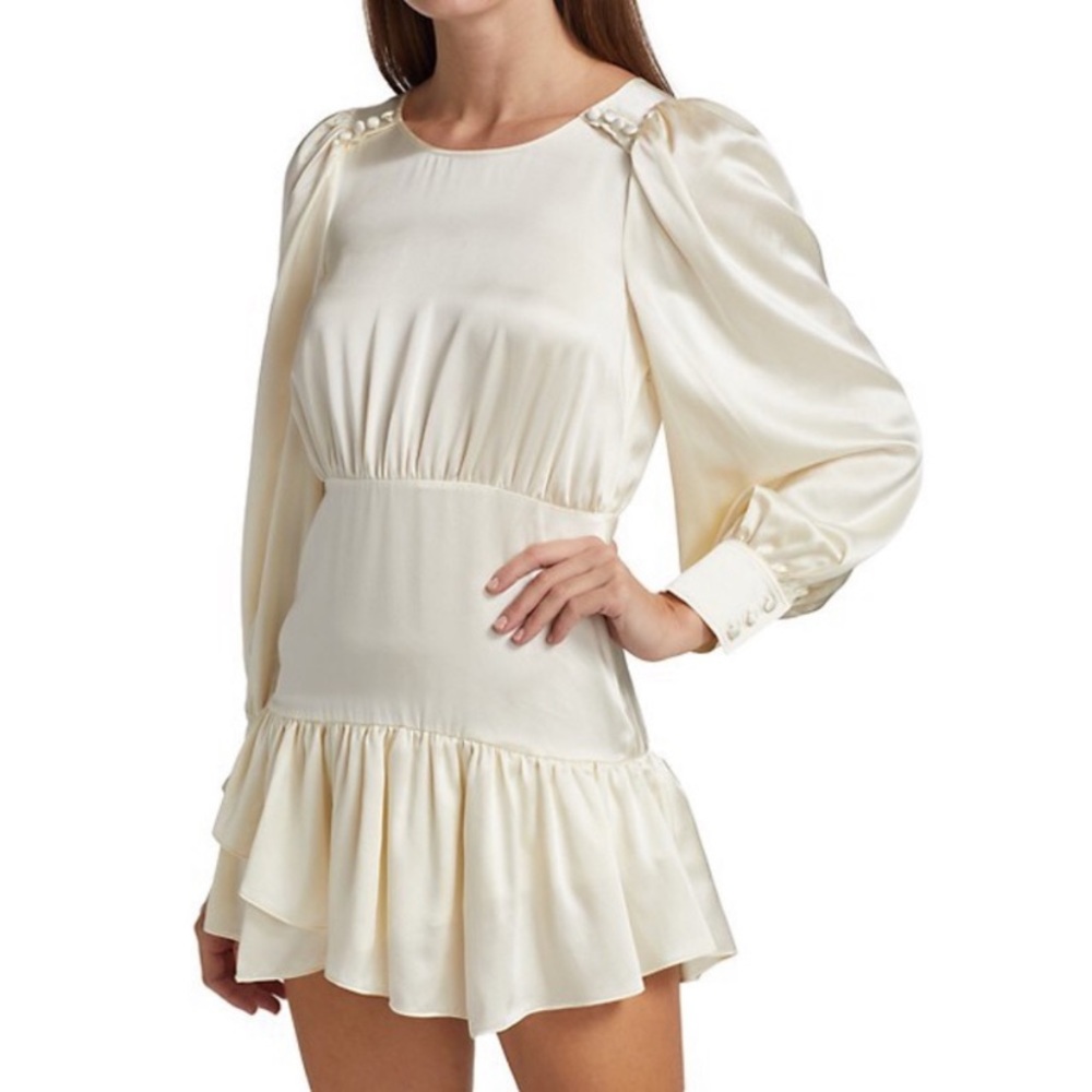 LoveShackFancy White Silk Dress - Picture 2 of 9